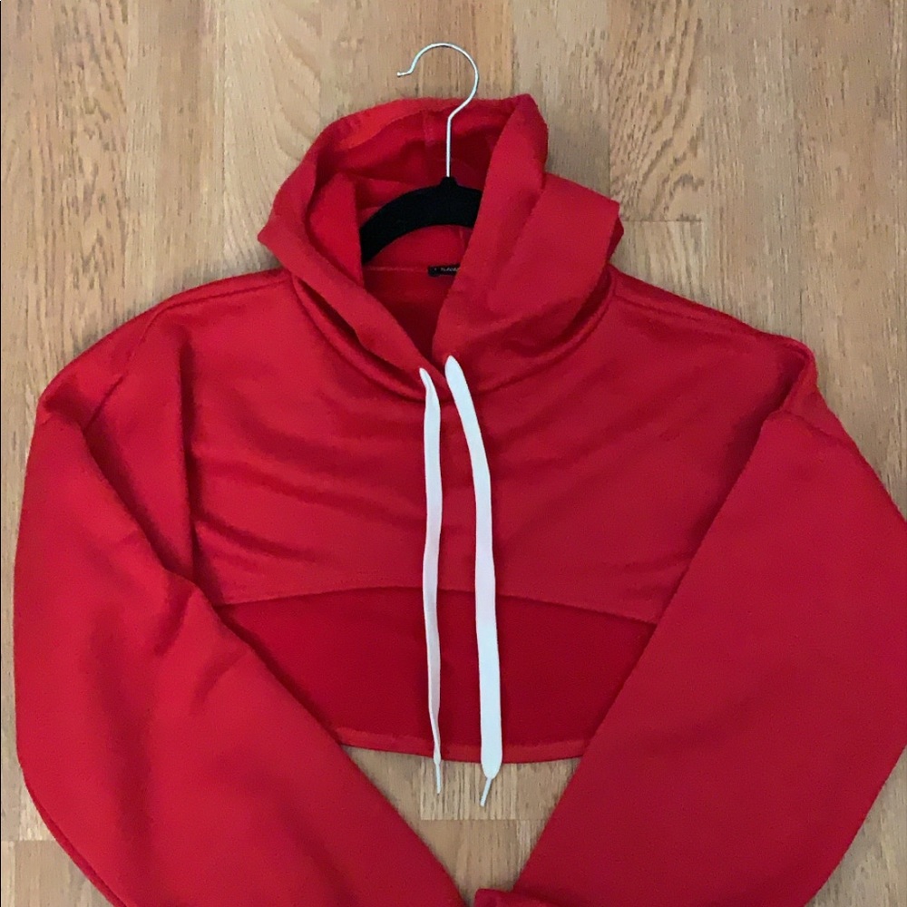 Cropped hoodie